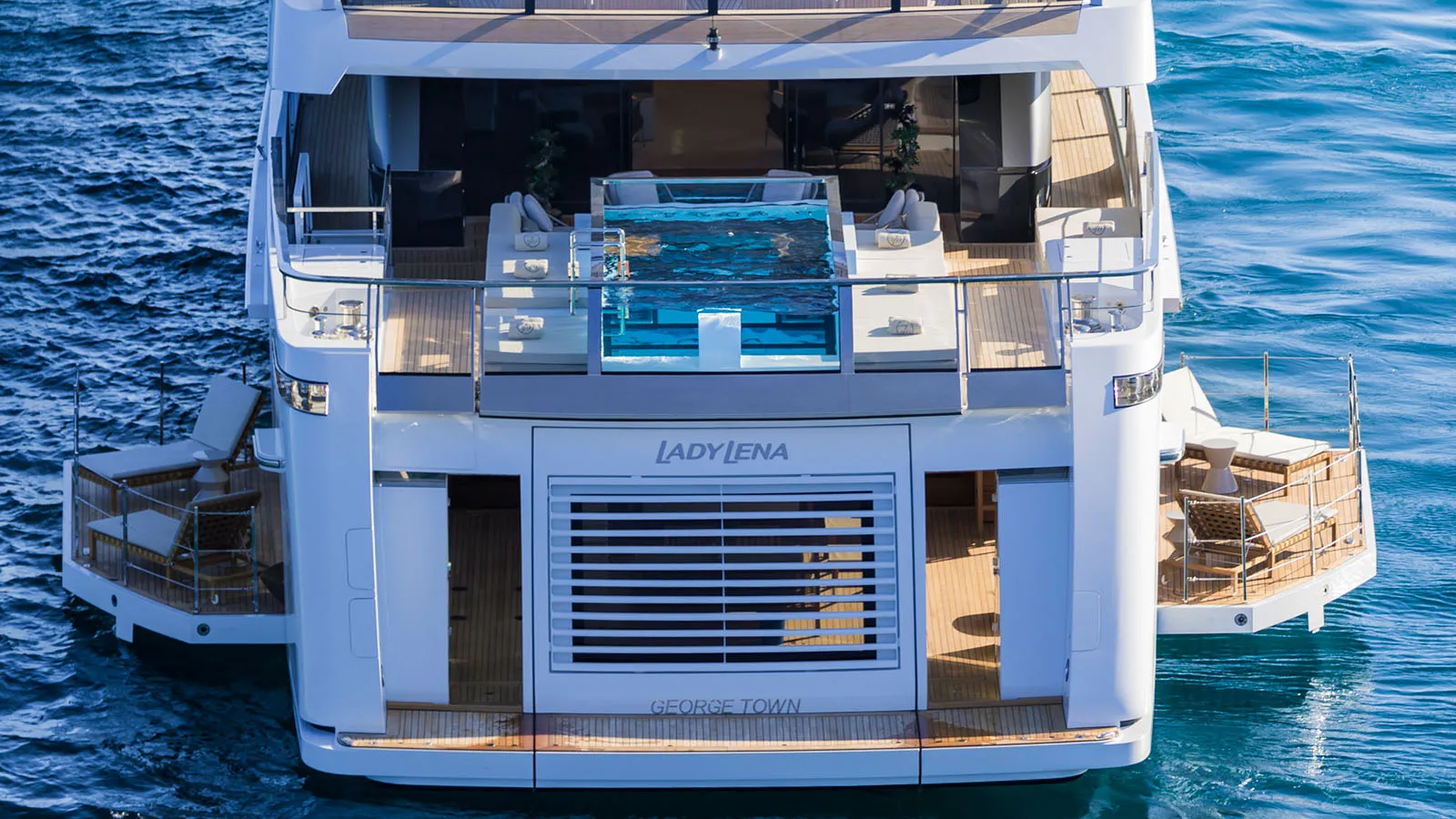 LADY LENA — Stern and aft decks